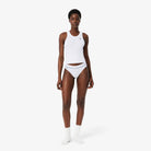 Lacoste Cuecas String Branco Lacoste 
