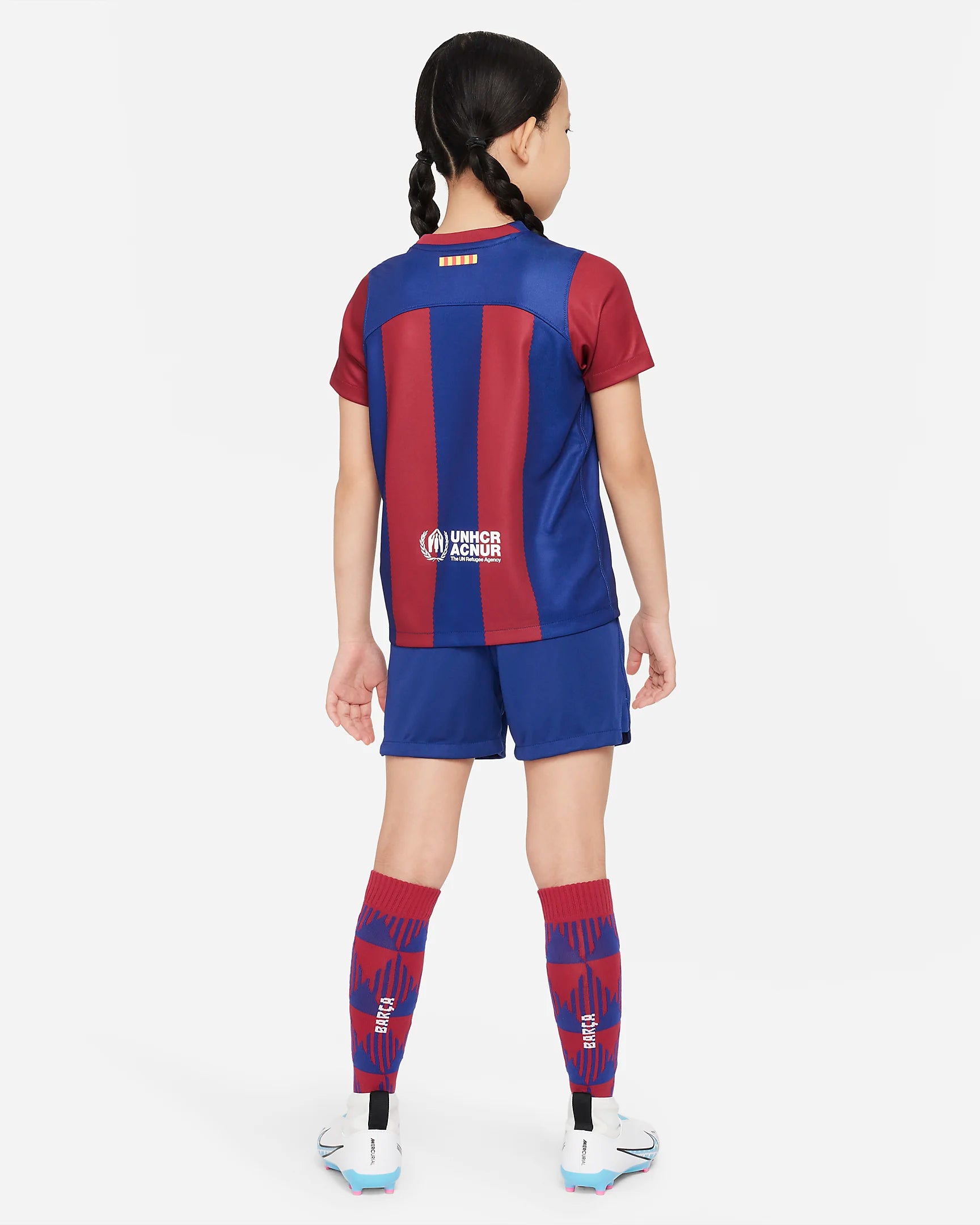 Nike Kit FCBarcelona 23/24 Criança Azul Nike