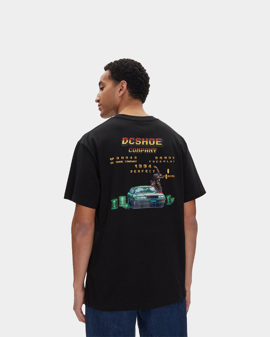 DC T-Shirt Two Bit Preta ADYZT05457KVJ0