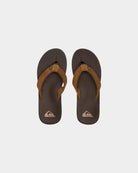 Quiksilver Chinelos Carver Suede Castanhos AQYL101323CVJ1