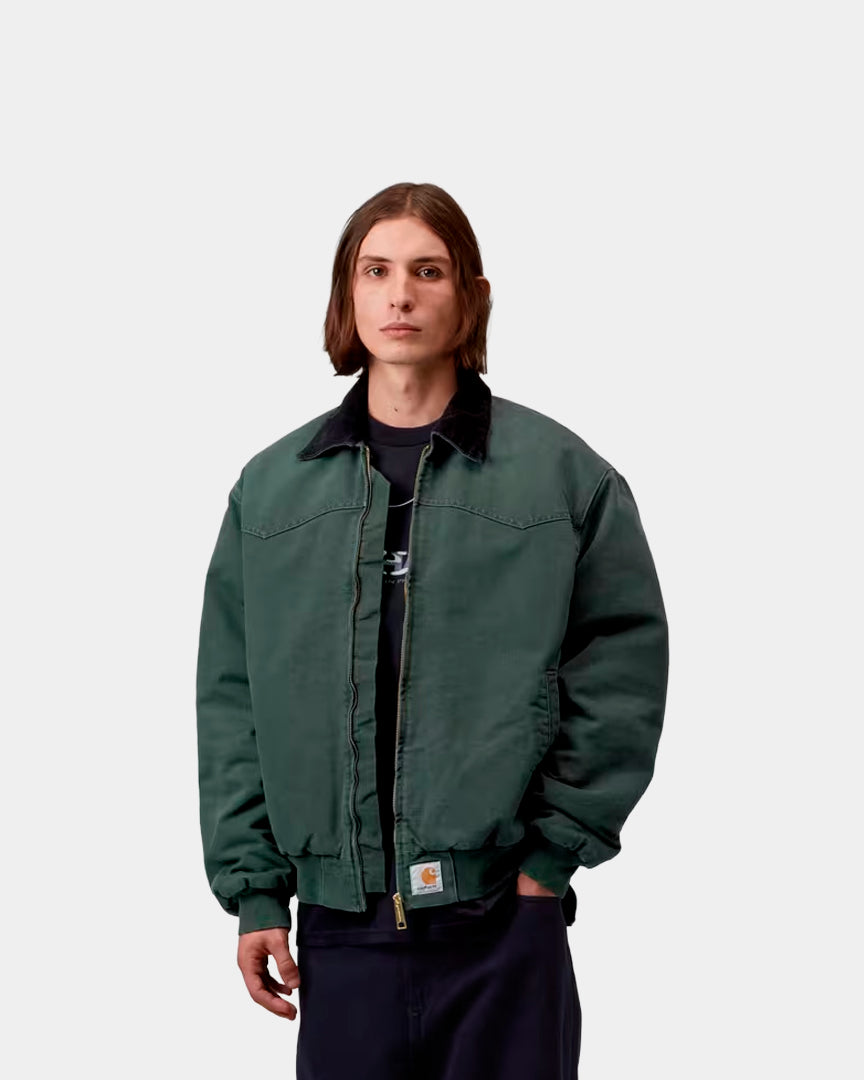 Blusão Homem Carhartt WIP OG Santa Fe Verde Carhartt 