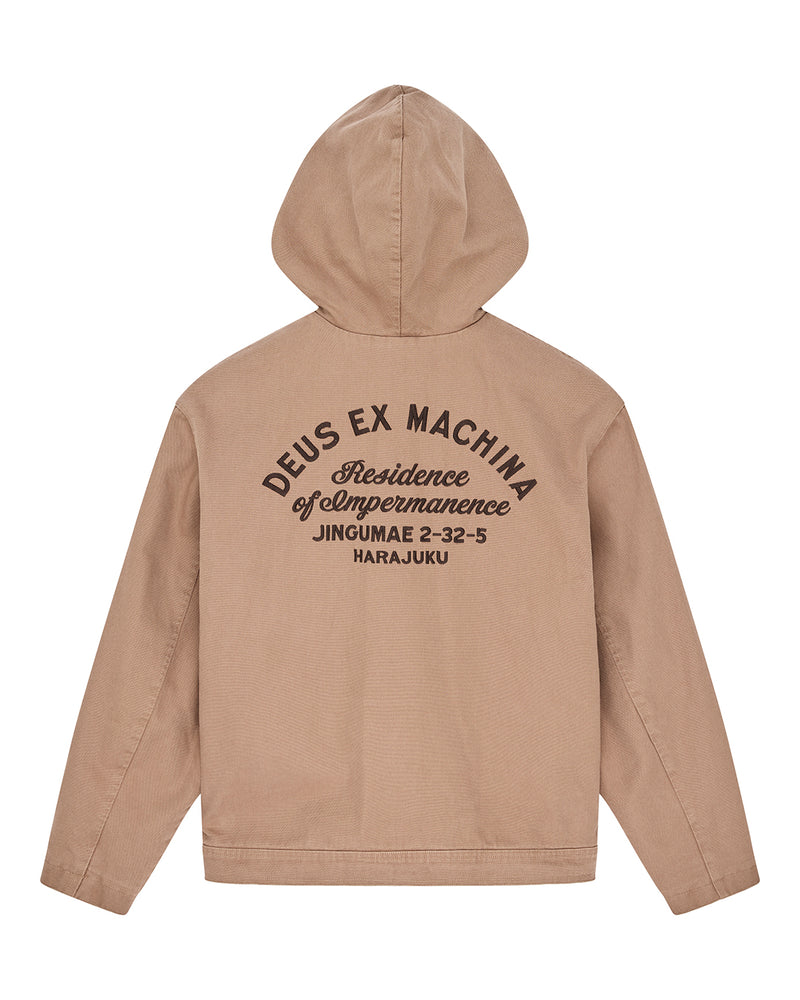 Blusão Homem Deus Ex Machina Harajuku Castanho Deus Ex Machina 