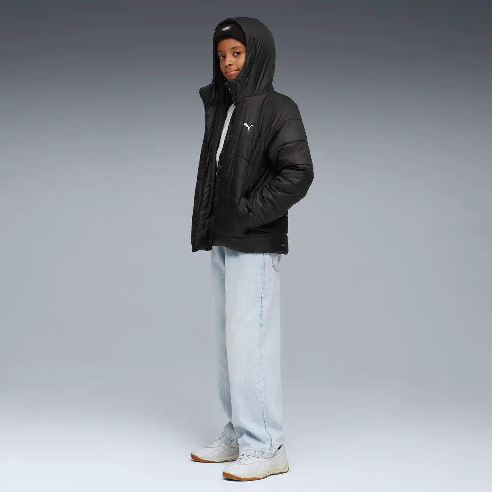 Blusão Júnior Puma Essential Preto Puma 