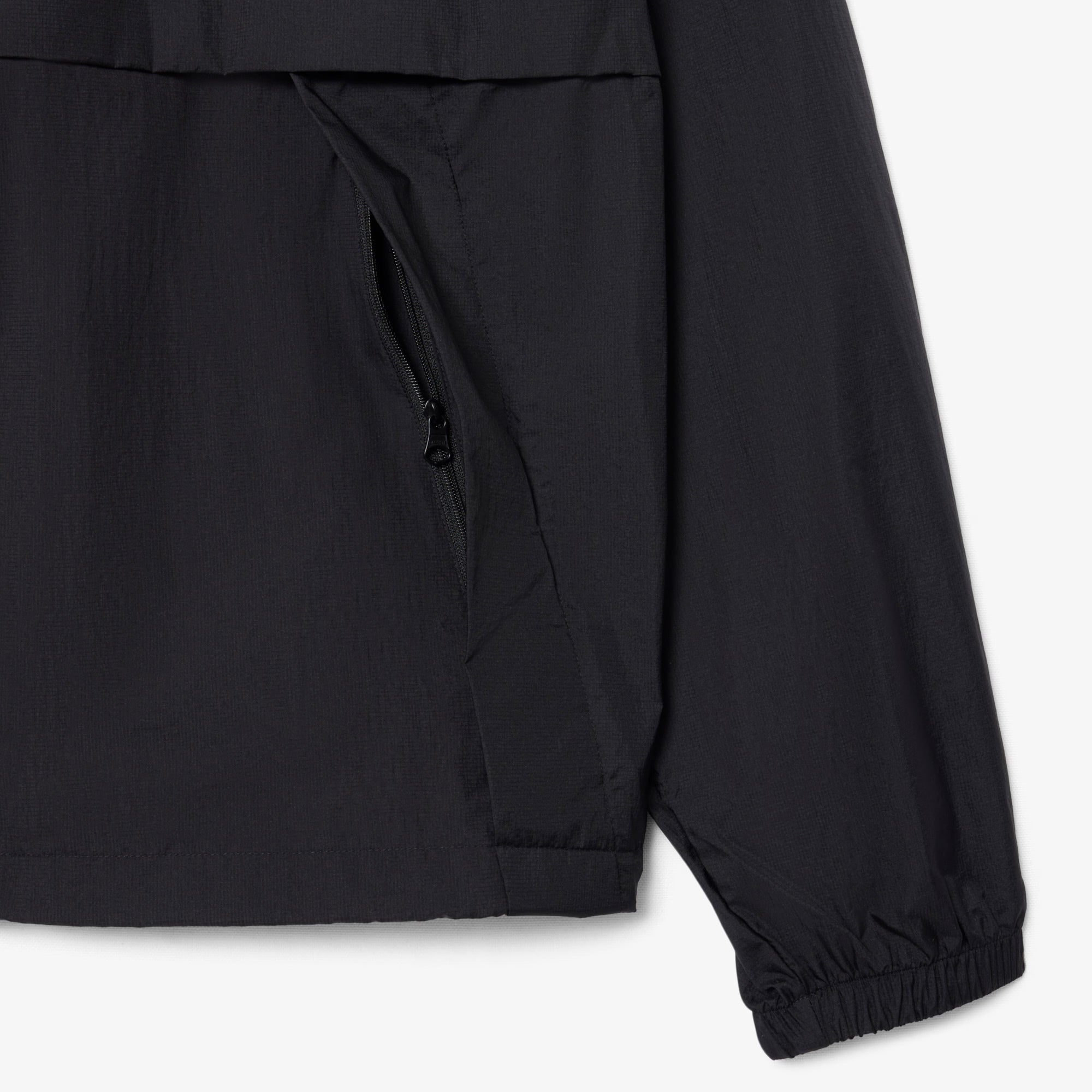 Blusão Lacoste Impermeável Dobrável Homem Preto Lacoste 