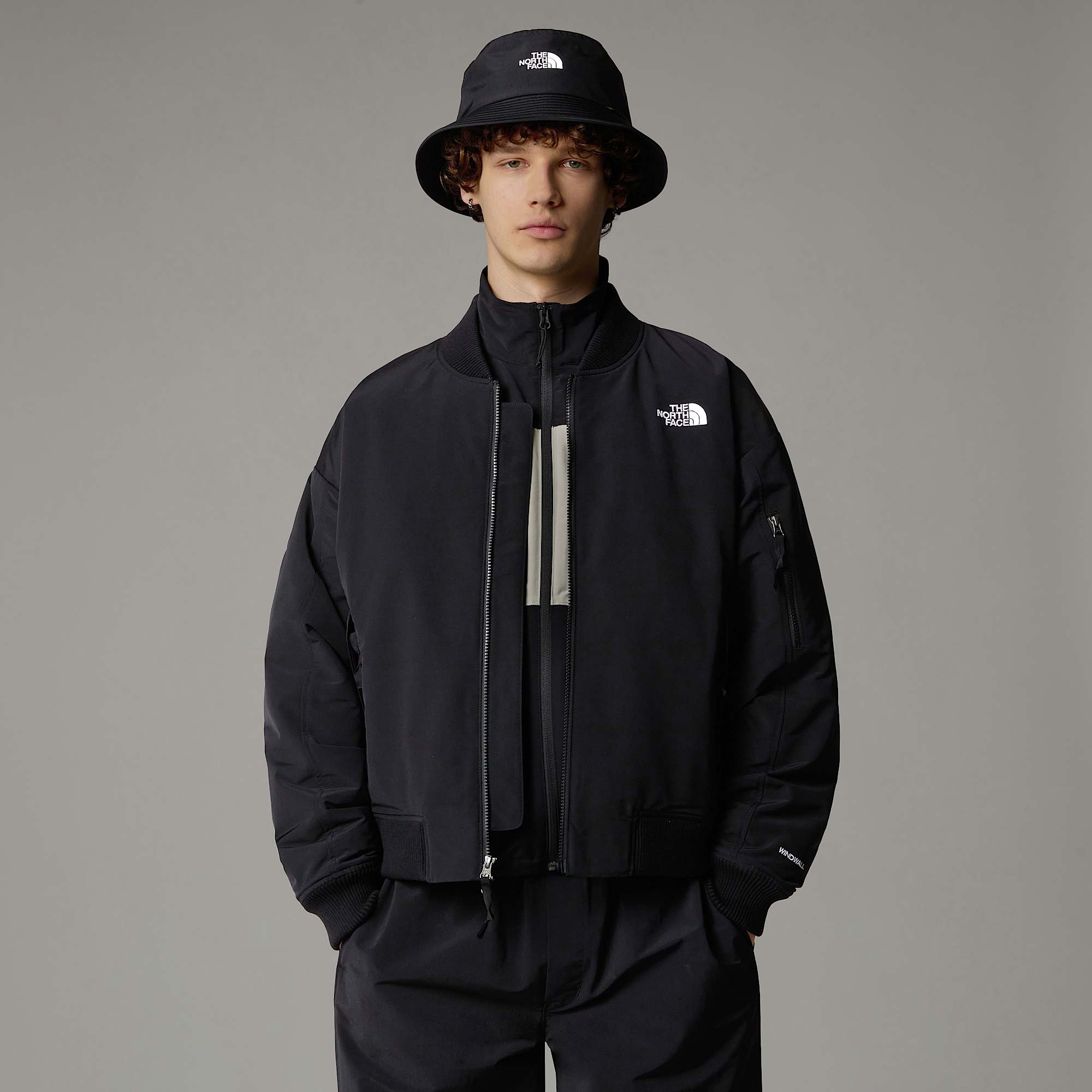 Bomber The North Face Homem Preto