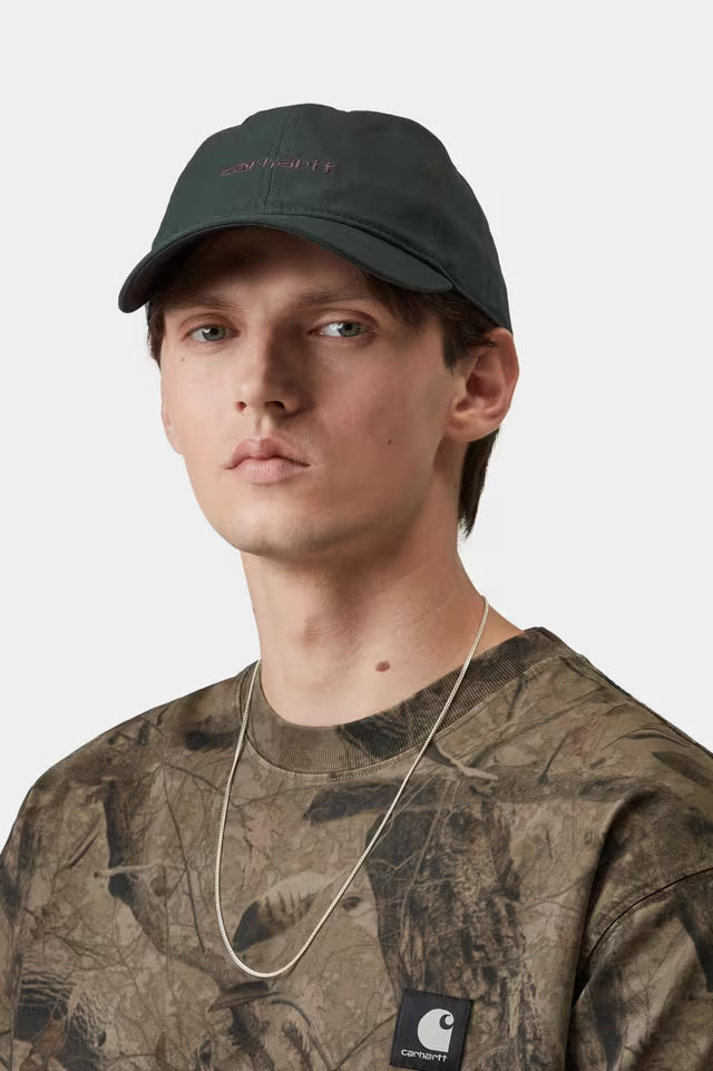 Boné Carhartt WIP Canvas Script Verde Carhartt 