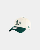 Boné New Era Oakland Athletics Ajustável Colour Block Bege/Verde New Era 