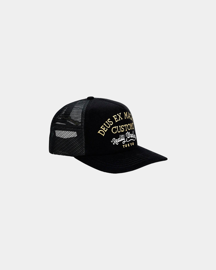 Boné Trucker Deus Ex Machina Marsden Preto Deus Ex Machina 