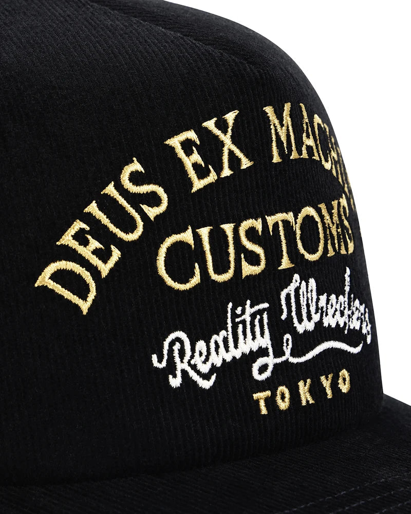 Boné Trucker Deus Ex Machina Marsden Preto Deus Ex Machina 