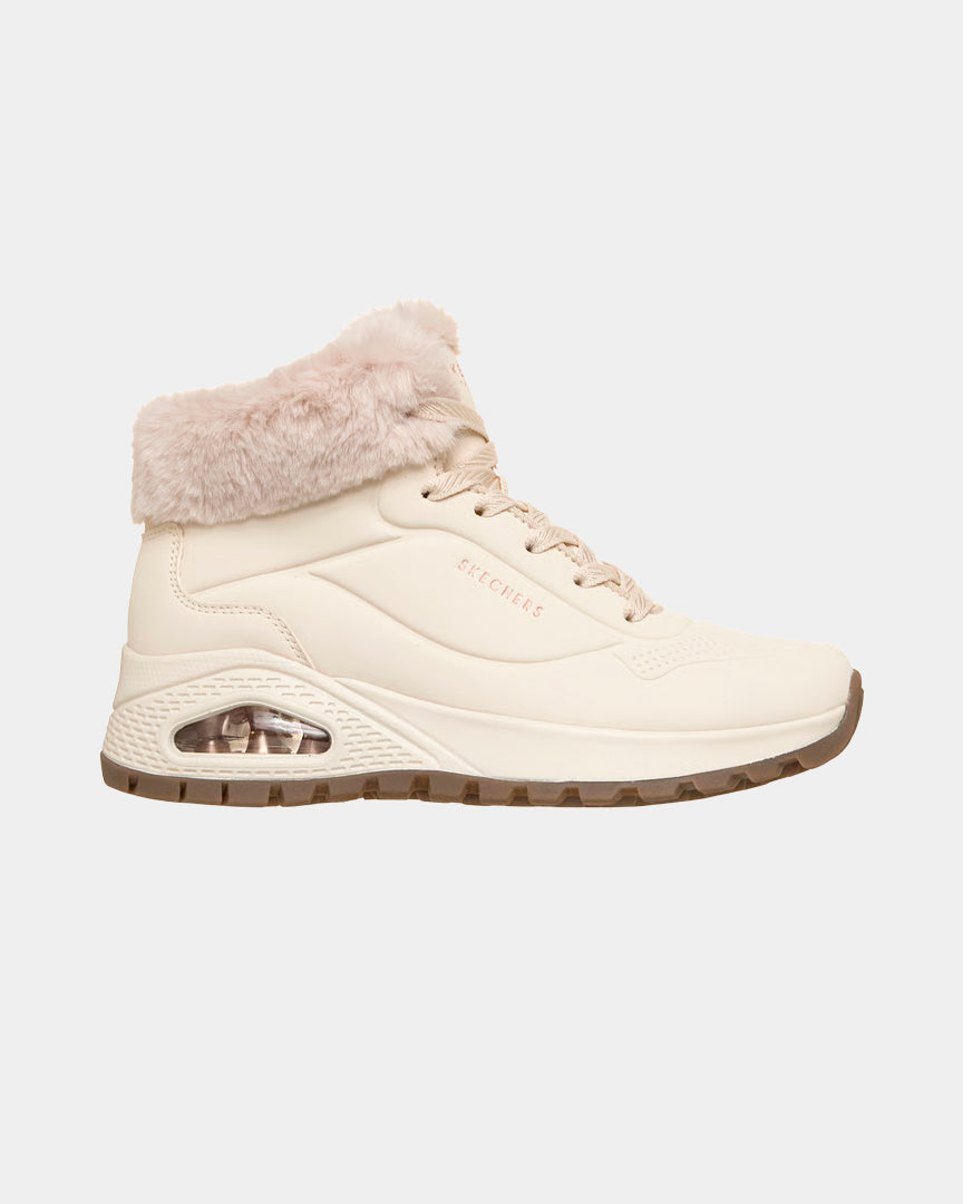 Bota Mulher Skechers Uno Rugged Antiderrapante Branco Skechers 