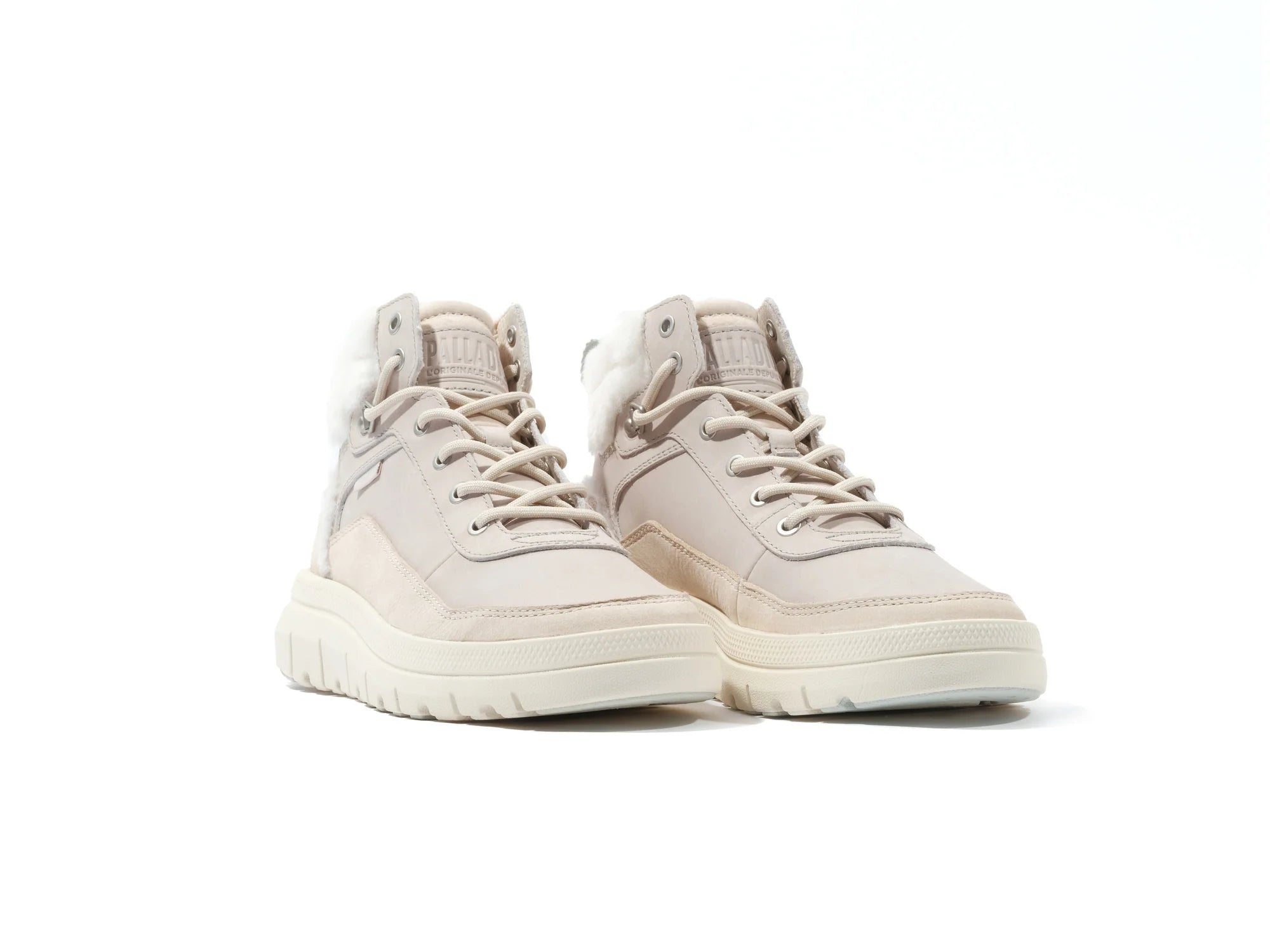 Bota Palladium Pallaflex Cuff Mulher Cinza