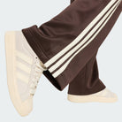 Calças Adidas Stadium 3S Mulher Castanho/Branco Adidas 