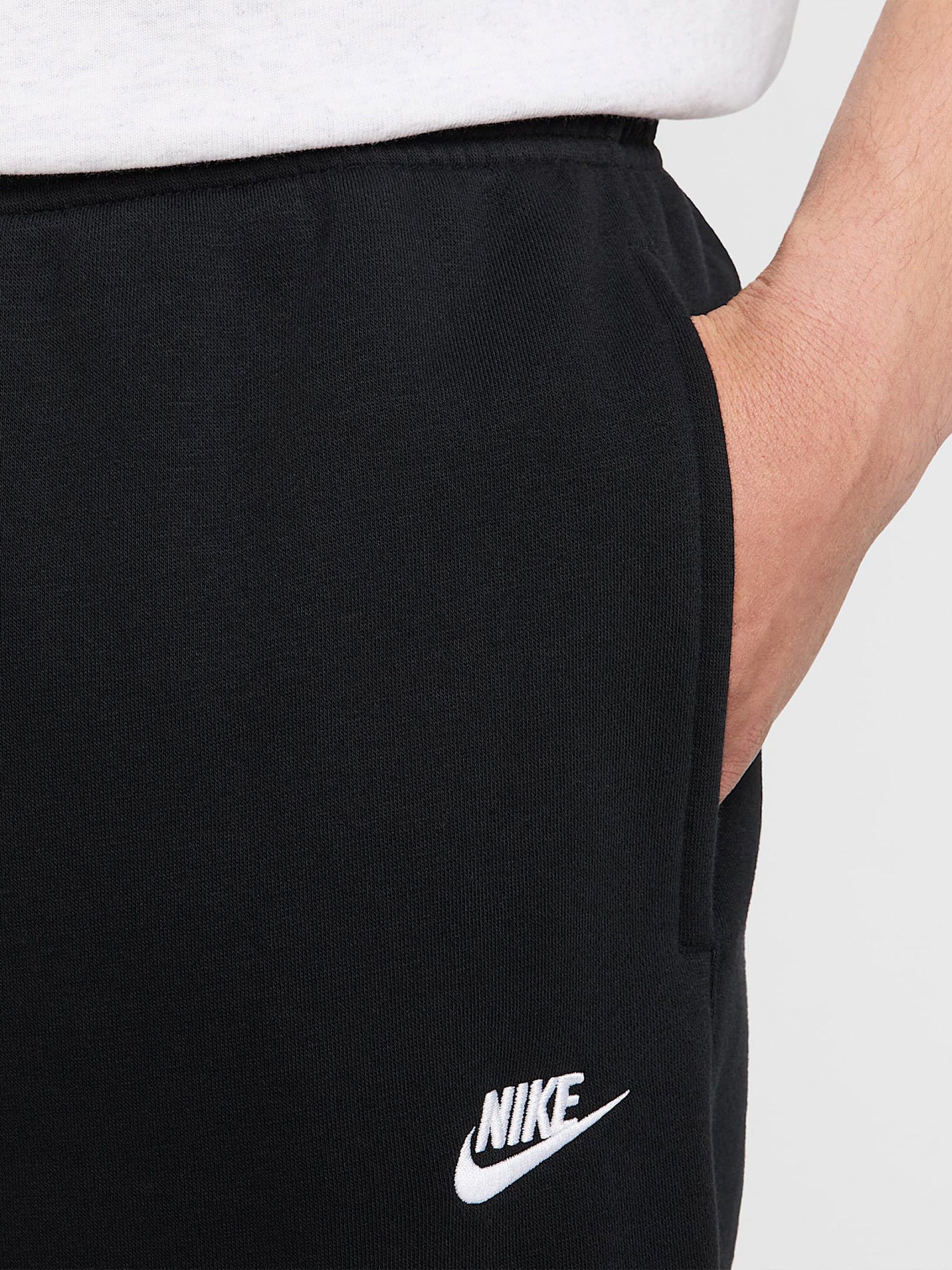 Calças Cardadas Homem Nike Sportswear Club Preto Nike 