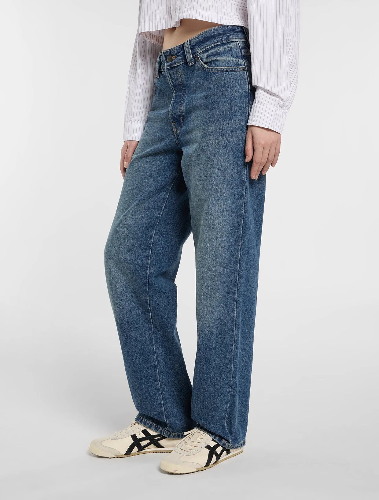 Calças Mulher Dickies 984 Relaxed Straight Marinho Dickies 