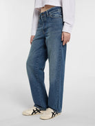Calças Mulher Dickies 984 Relaxed Straight Marinho Dickies 