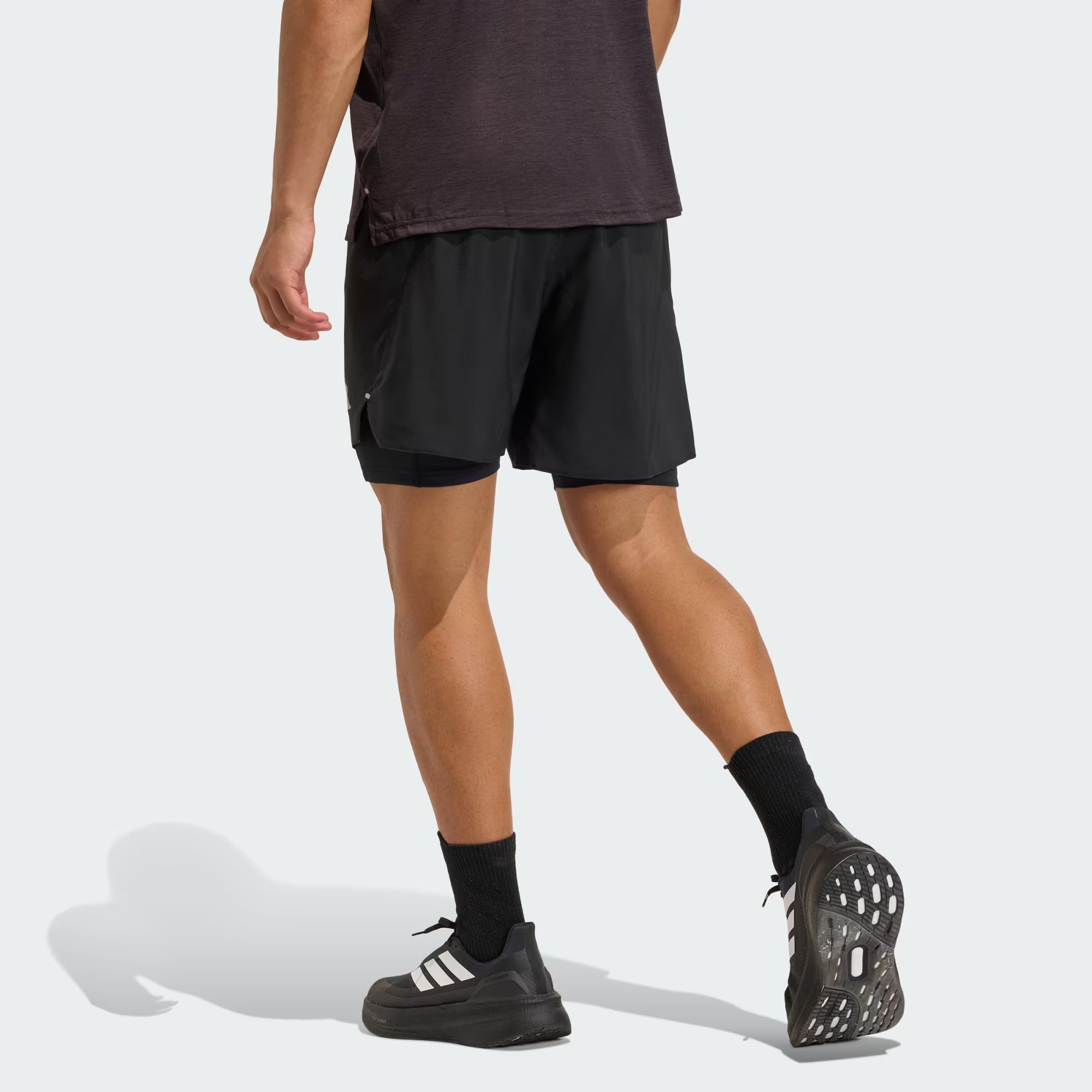 Calções 2 em 1 Homem Adidas Adi365 Running Pretos Adidas 