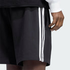 Calções Homem Adidas French Terry 3S Preto/Branco Adidas 
