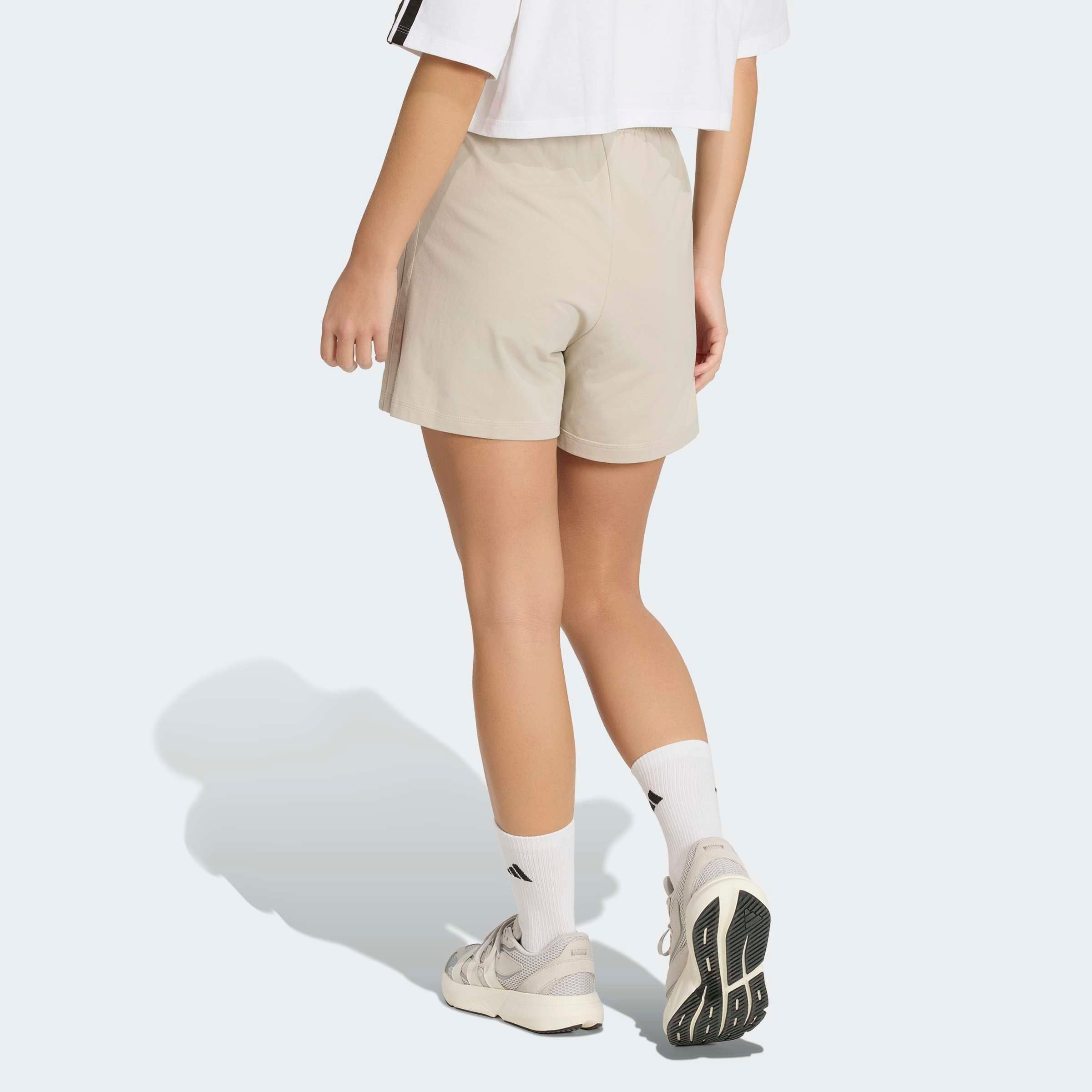 Calções Mulher Adidas Essentials 3S Bege Adidas 