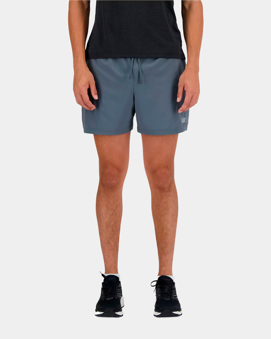 Calções de Treino New Balance Essential Sport 5 Cinza New Balance 