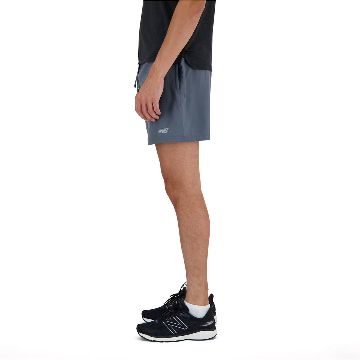 Calções de Treino New Balance Essential Sport 5 Cinza New Balance 