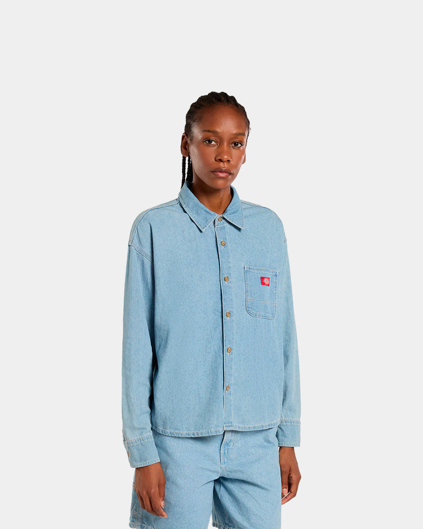 Camisa Dickies Ganga Leve Mulher Azul Dickies 