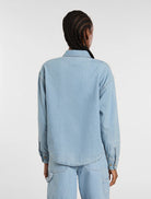 Camisa Dickies Ganga Leve Mulher Azul Dickies 