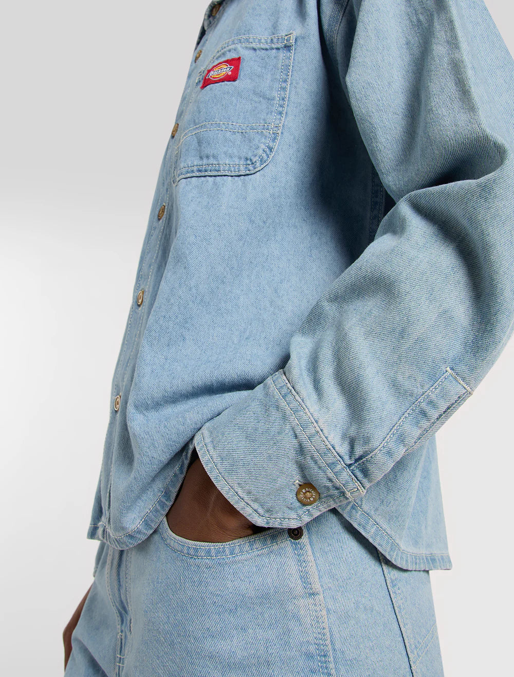 Camisa Dickies Ganga Leve Mulher Azul Dickies 