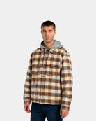Camisa Homem Dickies Eustis Bege/Castanho Dickies 