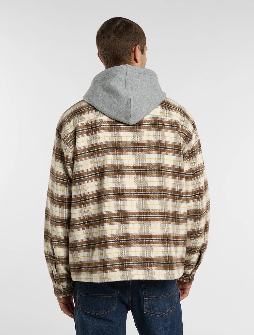 Camisa Homem Dickies Eustis Bege/Castanho Dickies 