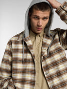 Camisa Homem Dickies Eustis Bege/Castanho Dickies 