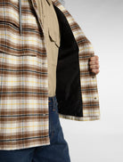 Camisa Homem Dickies Eustis Bege/Castanho Dickies 