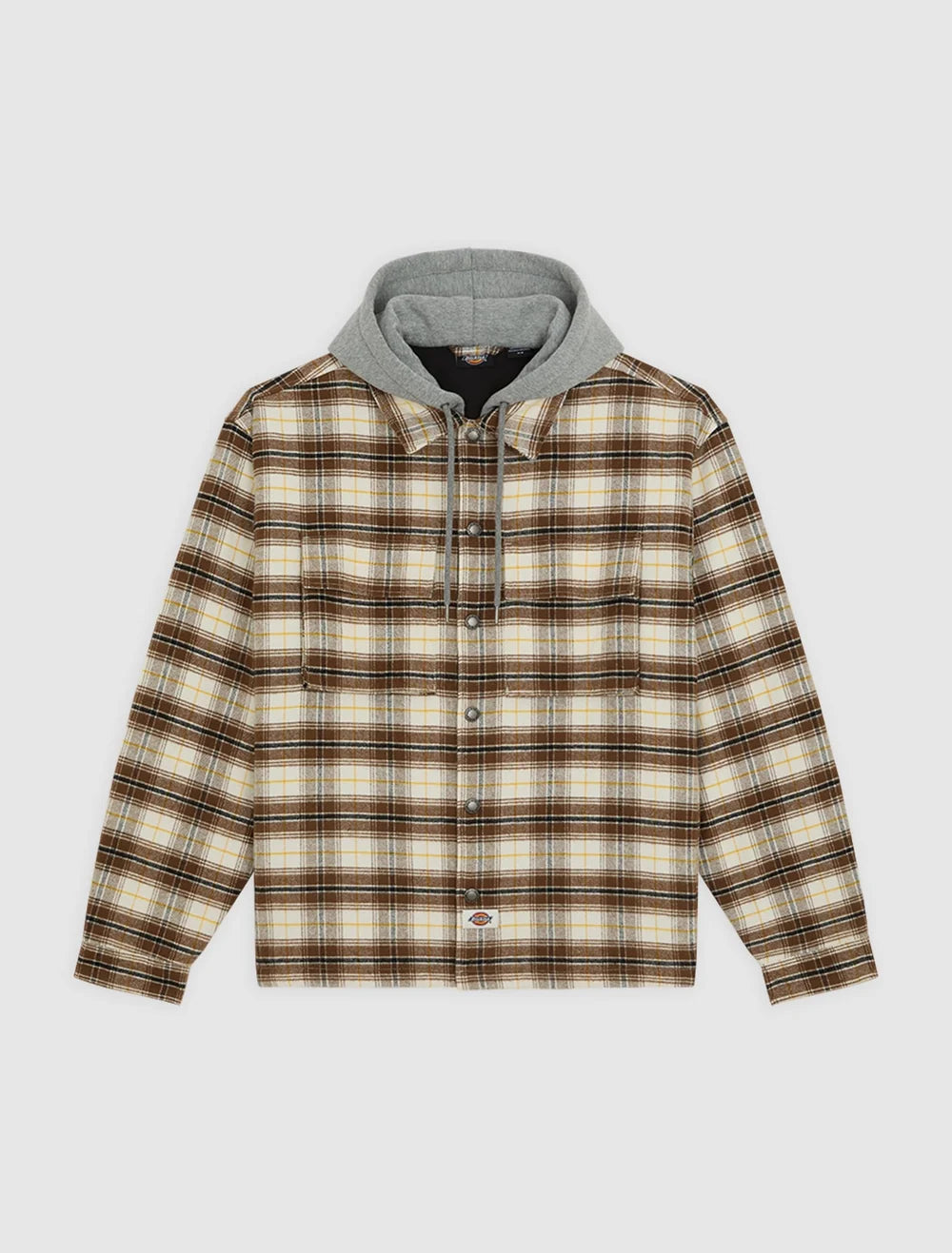 Camisa Homem Dickies Eustis Bege/Castanho Dickies 