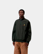 Camisola Homem Carhartt WIP American Script Meio-Fecho Verde Carhartt 