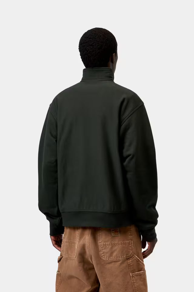 Camisola Homem Carhartt WIP American Script Meio-Fecho Verde Carhartt 