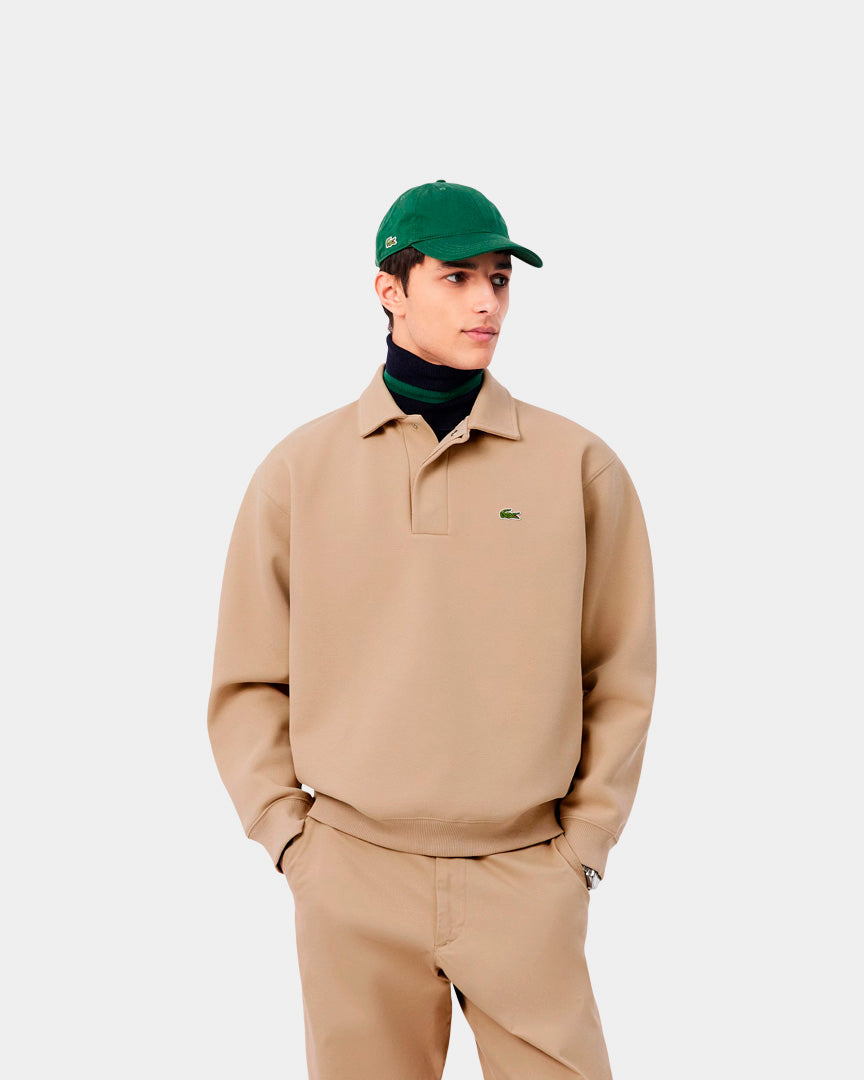 Camisola Homem Lacoste Piqué Polo Bege Lacoste 