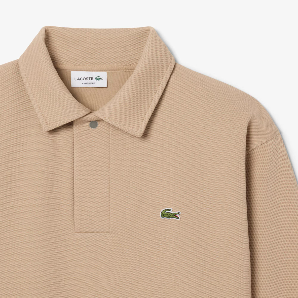 Camisola Homem Lacoste Piqué Polo Bege Lacoste 