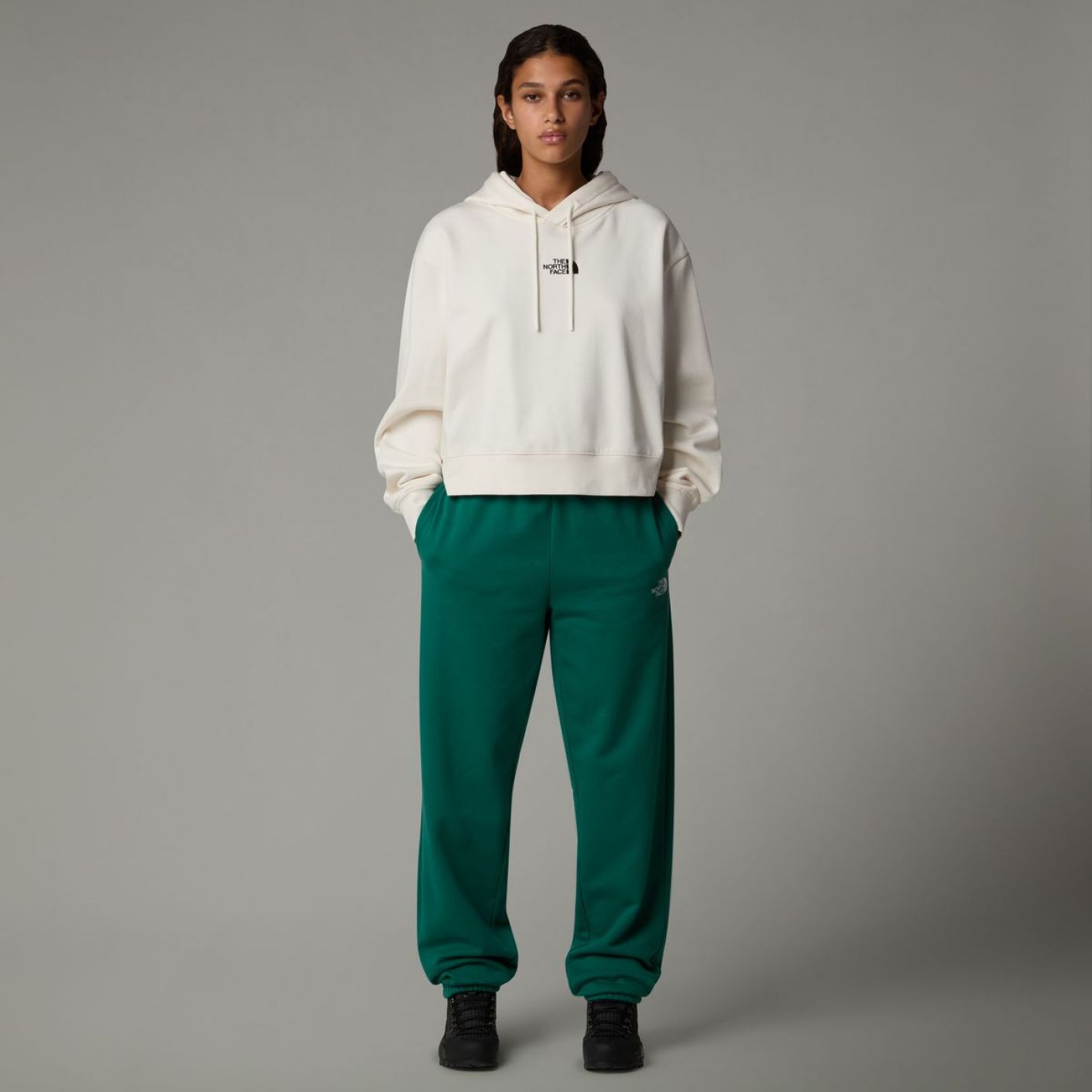 Camisola The North Face Crop W Essential Mulher Branca