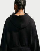 Casaco Mulher Nike Studio Cropped Cardado Preto Nike 