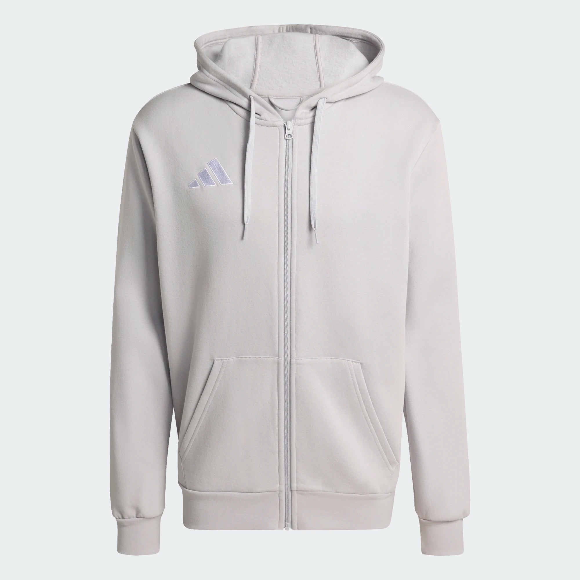Casaco com Capuz Homem Adidas Entrada26 Cinza Adidas 