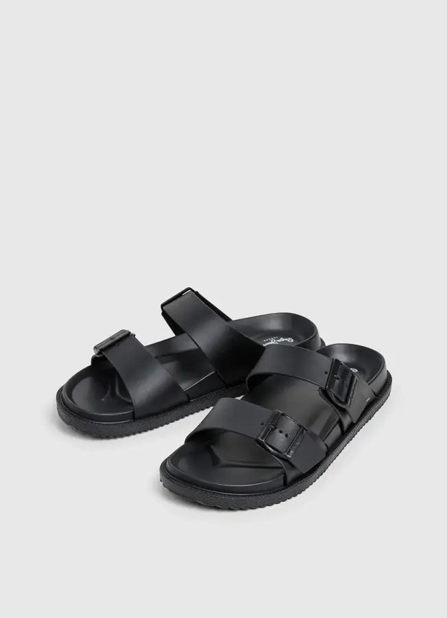 Chinelos Homem Pepe Jeans Ocean Brand Pretos Pepe Jeans 