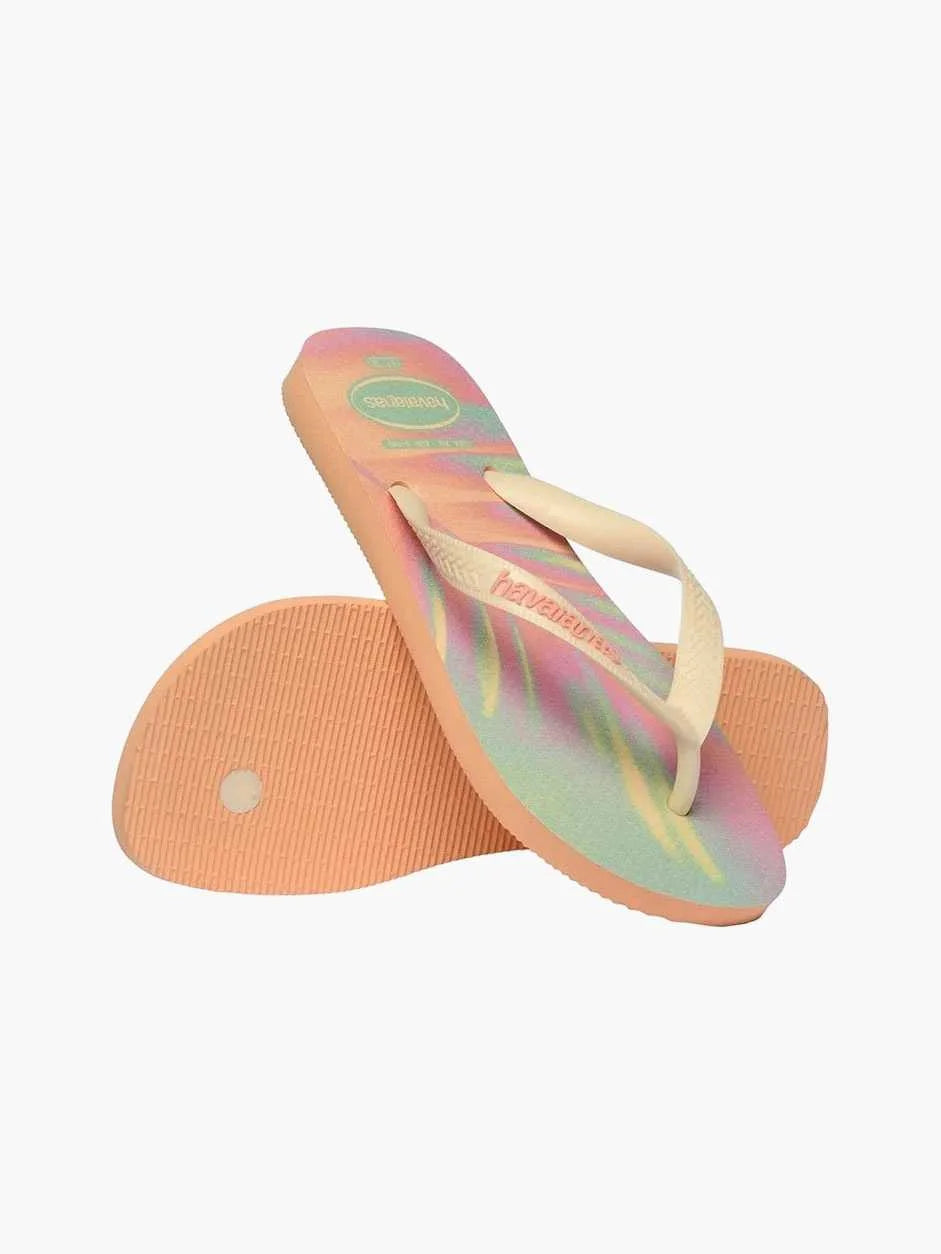 Chinelos Mulher Havaianas Top Fashion Laranja Havaianas 