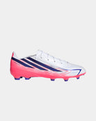 Chuteiras Adidas F50 Hyperfast League FG Branco/Rosa Adidas 