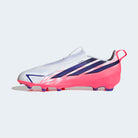 Chuteiras Adidas F50 Hyperfast League LL FG Branca/Rosa Adidas 
