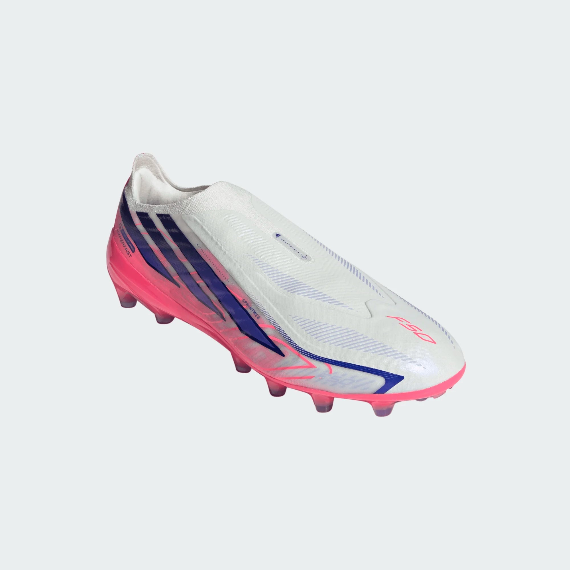 Chuteiras Adidas F50 Hyperfast Pro LL AG Branco/Rosa Adidas 
