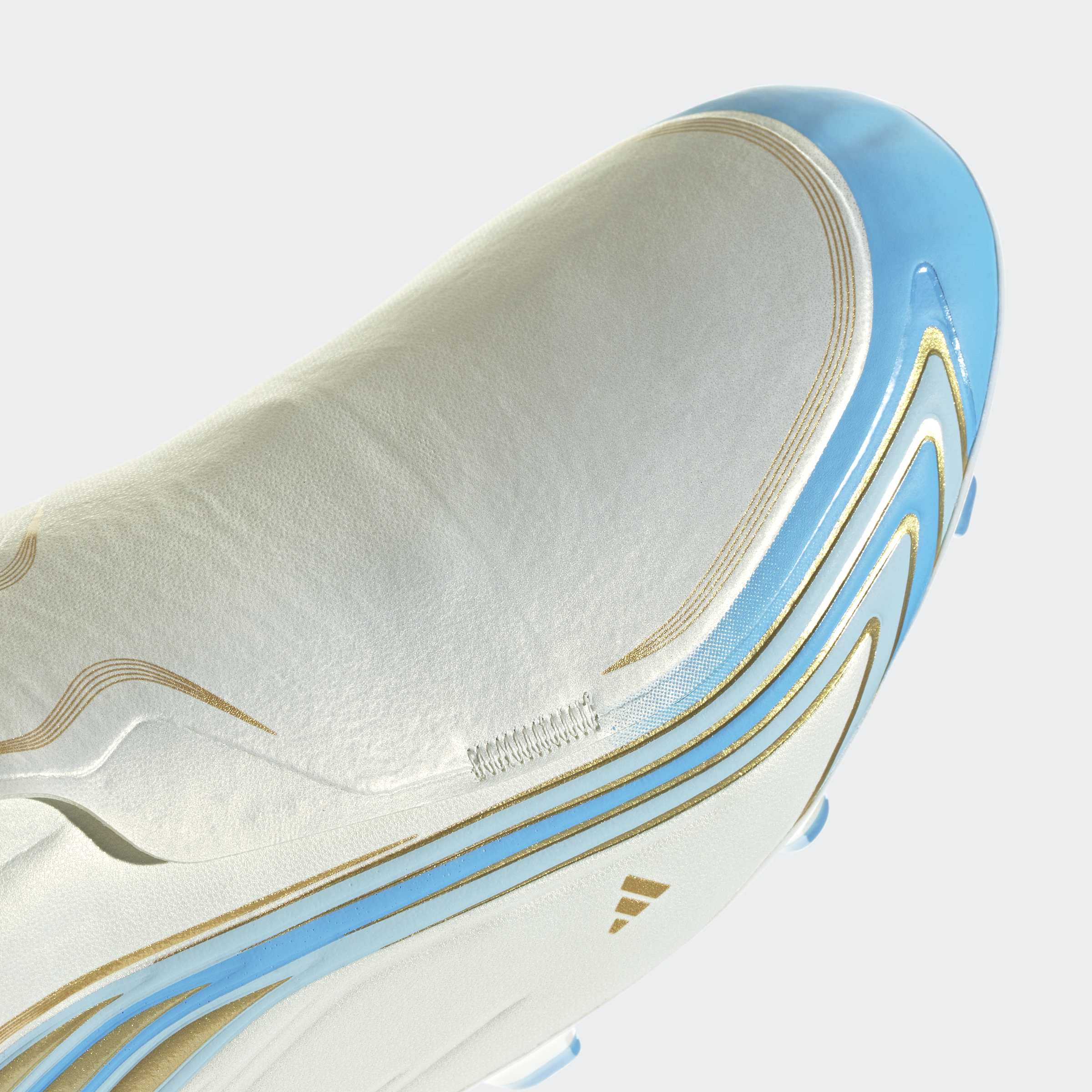 Chuteiras Adidas F50 Messi League FG Branca/Dourada Adidas 
