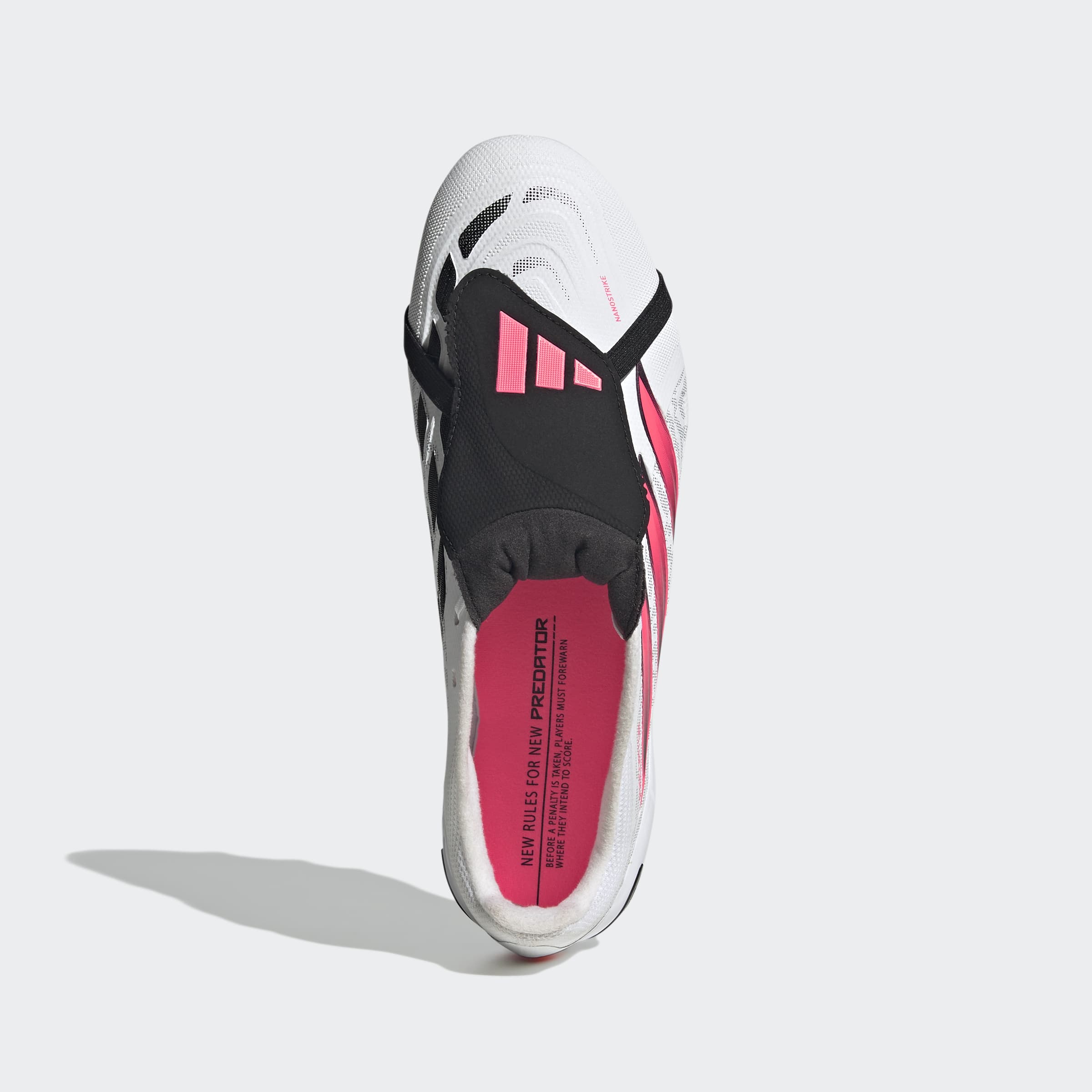 Chuteiras Adidas Predator League FT AG Branca/Rosa Adidas 