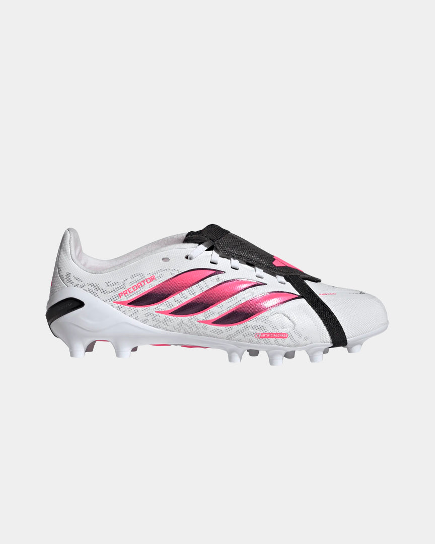 Chuteiras Adidas Predator League FT AG J Branca/Rosa Adidas 