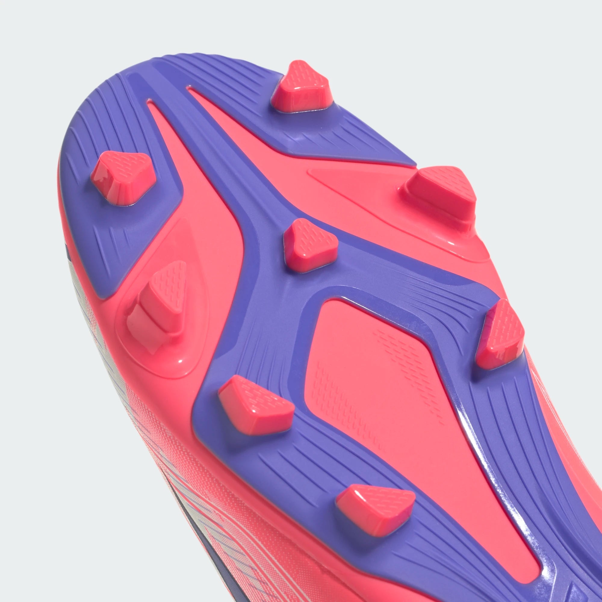 Chuteiras Criança Adidas F50 Hyperfast Club Branco/Roxo/Laranja Adidas 