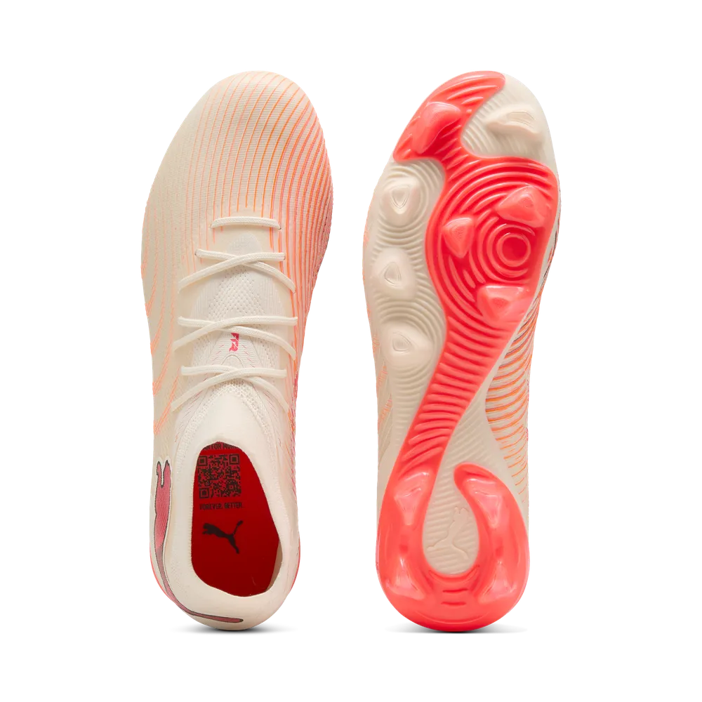 Chuteiras Homem Puma Future 9 Match FG/AG Branco/Vermelho Puma 
