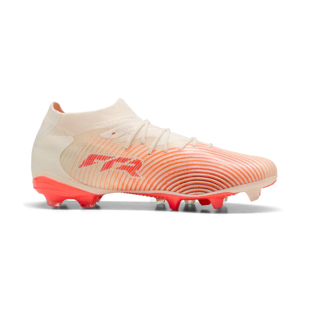 Chuteiras Homem Puma Future 9 Match FG/AG Branco/Vermelho Puma 